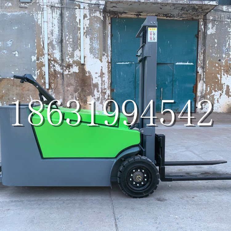叶县小型电动叉车1吨2吨步行站驾式电瓶堆高充电装卸车液压升降车铲车
